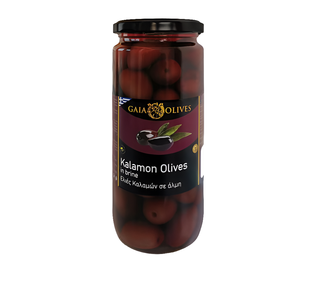 Azeitona Gaia Preta Kalamata Inteira 1,5 l / 0,9Kg (Imagem ilustrativa)