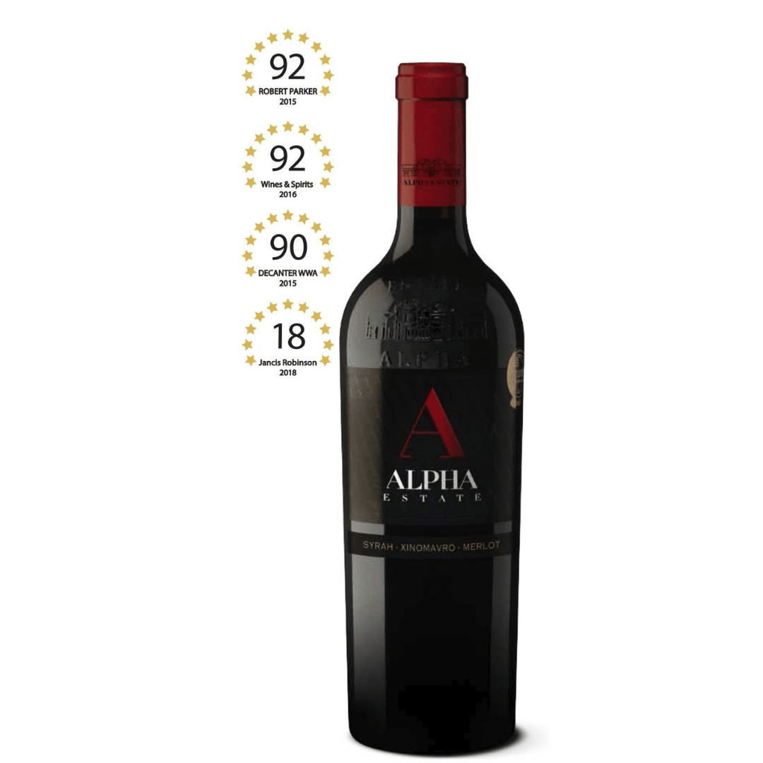 Alpha Estate Red SXM Vinho Tinto Syrah 60%, Xinomavro 20%, Merlot 20%