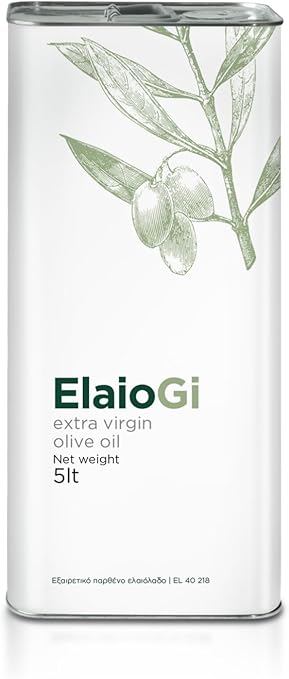 ΩLIVE - Azeite de Oliva extra virgem orgânico - 100% Koroneiki - 0,5% - 5 Litros