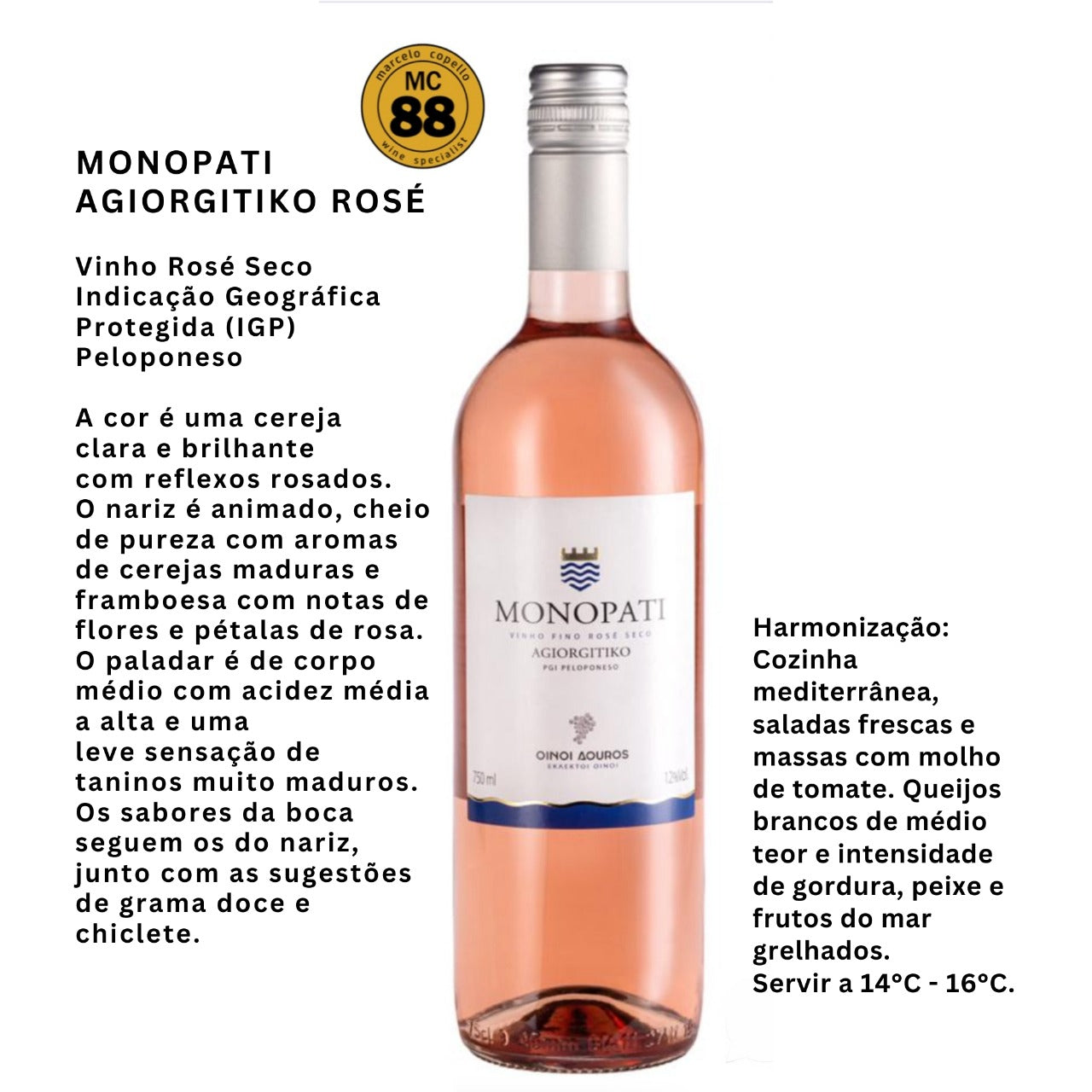 KIT 3 Vinhos Monopati DIA DOS NAMORADOS 💙🍷 [23% OFF]