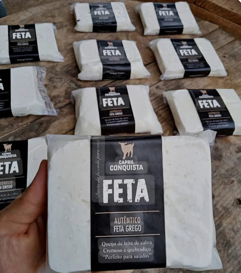 Queijo de Cabra Tipo Feta Capril Conquista - 250g